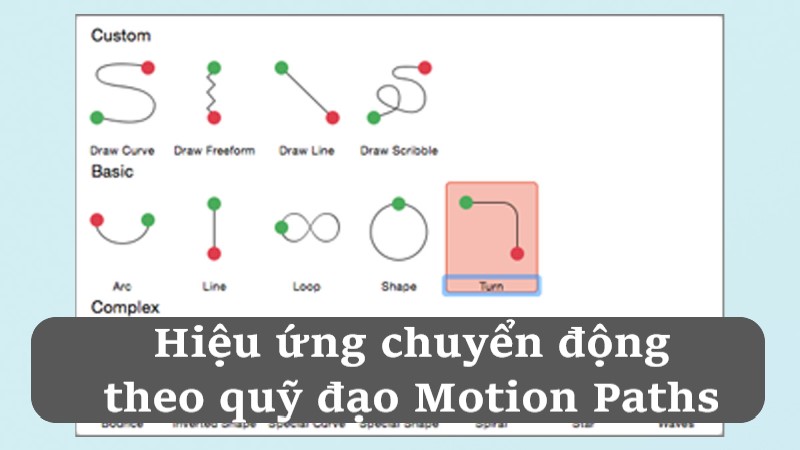 animation trong powerpoint lưu ý