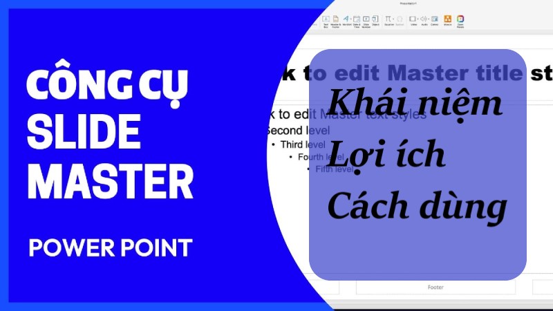 chỉnh slide master ppt