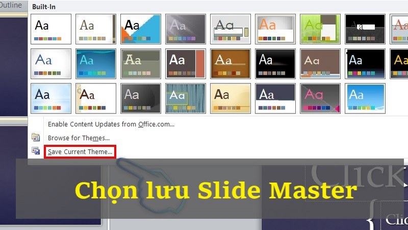 lưu slide master trong powerpoint