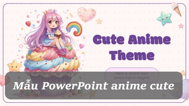 mẫu powerpoint anime đẹp