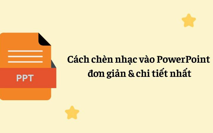 cách chèn nhạc vào Powerpoint