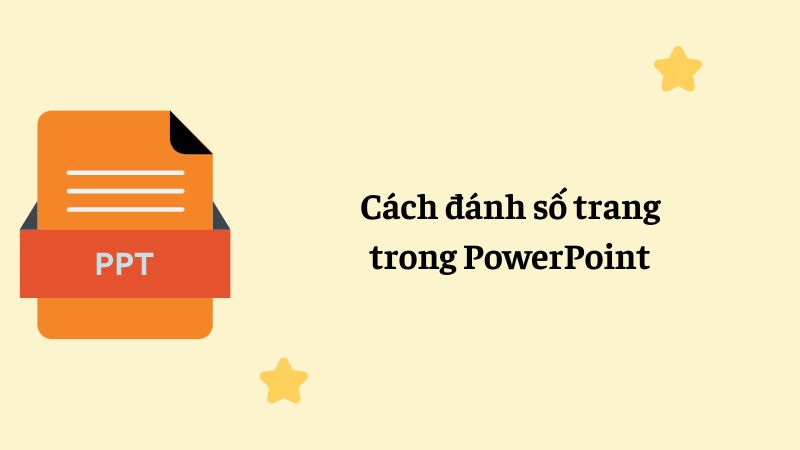 cách đánh số trang trong powerpoint