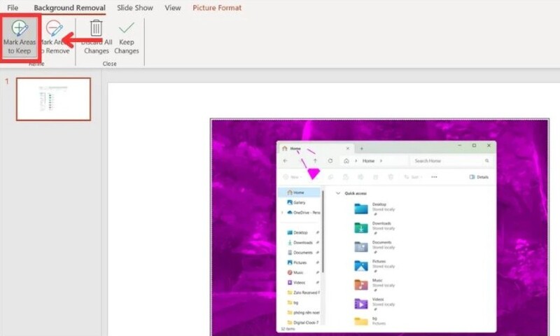 cách làm mờ ảnh trong powerpoint