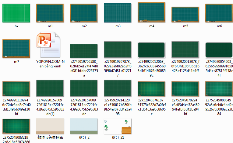 background hình nền Powerpoint bảng xanh đẹp 0041