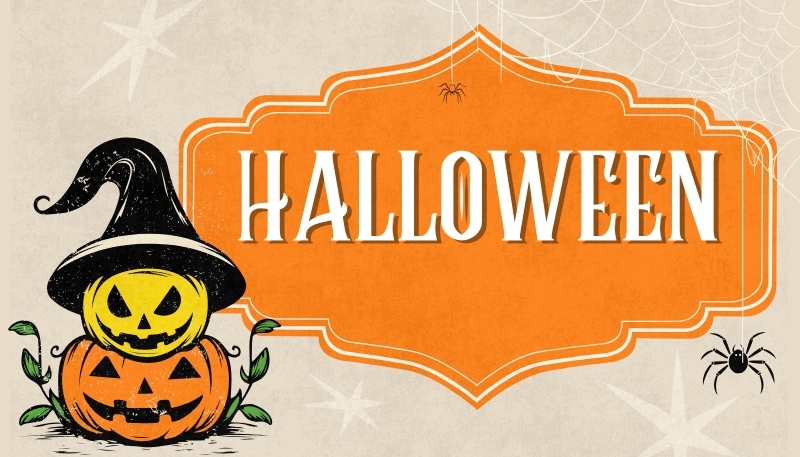 hình nền Powerpoint halloween cho trẻ em