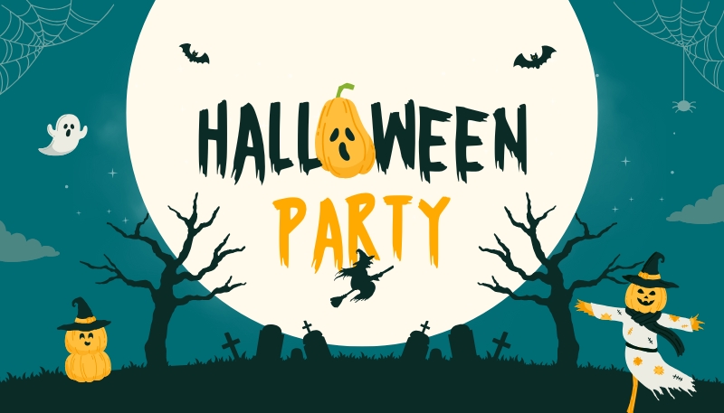 hình nền Powerpoint halloween dễ tải về