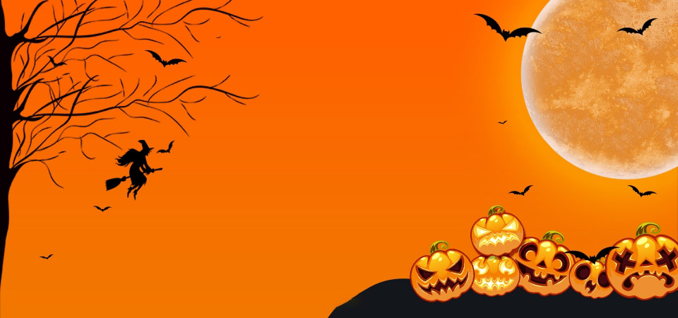 hình nền Powerpoint halloween nghệ thuật