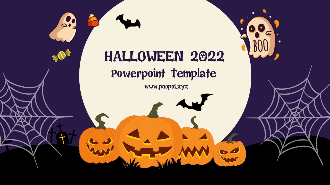 hình nền Powerpoint halloween sáng tạo