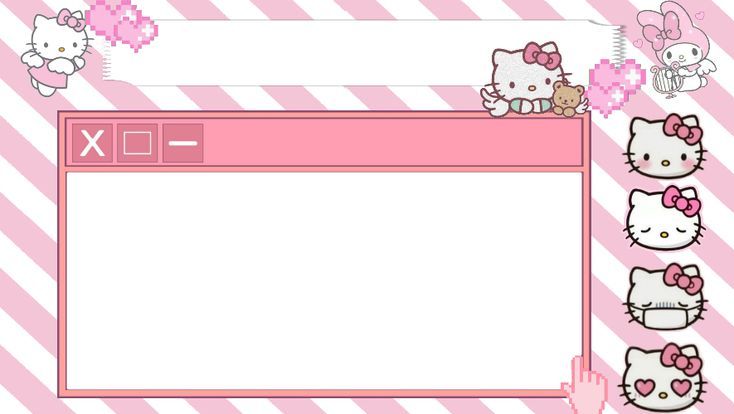 hình nền Powerpoint hello kitty cho lớp học