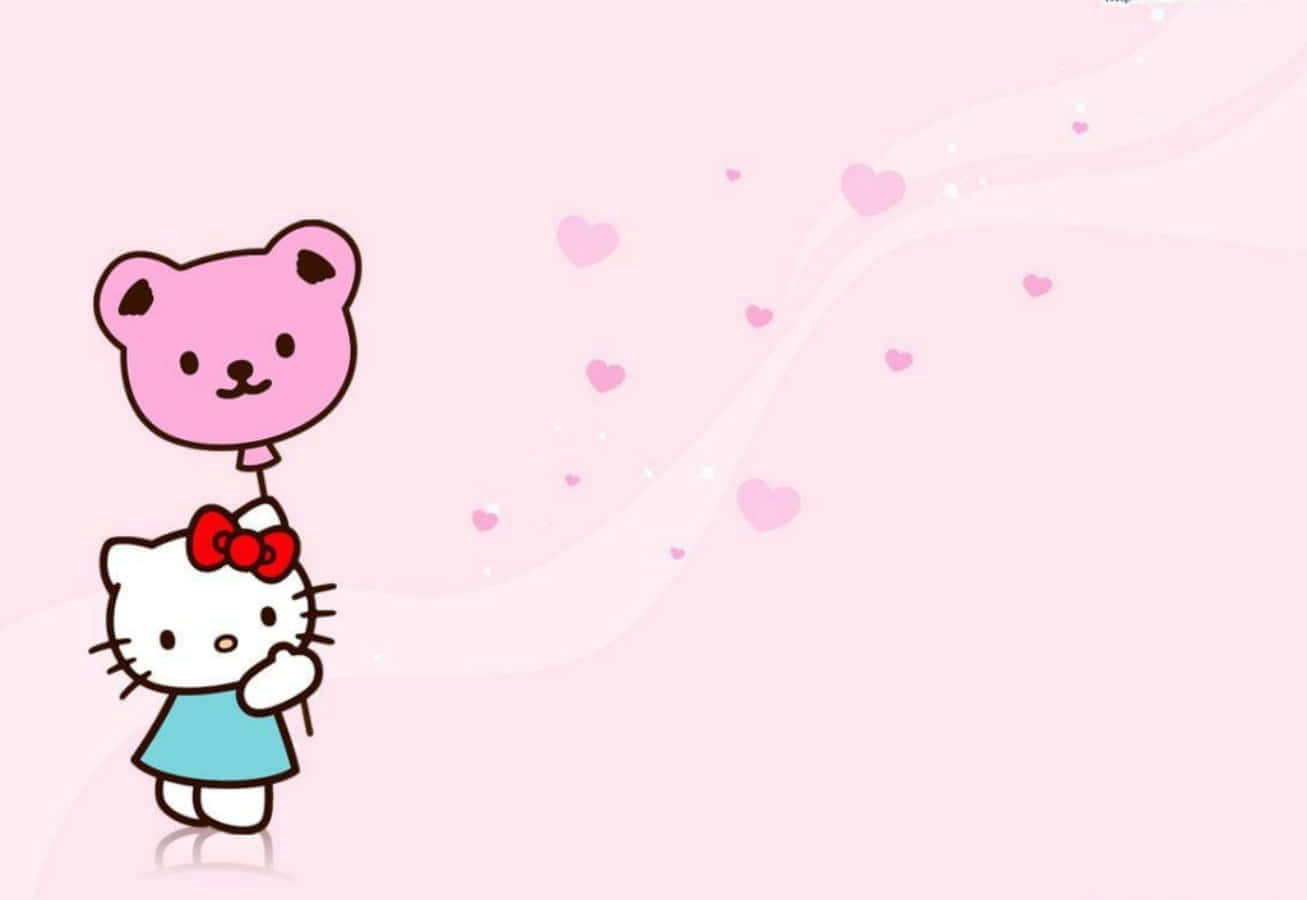 hình nền Powerpoint hello kitty cho nữ sinh