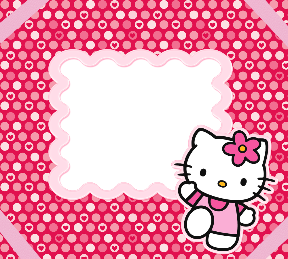 hình nền Powerpoint hello kitty màu sắc