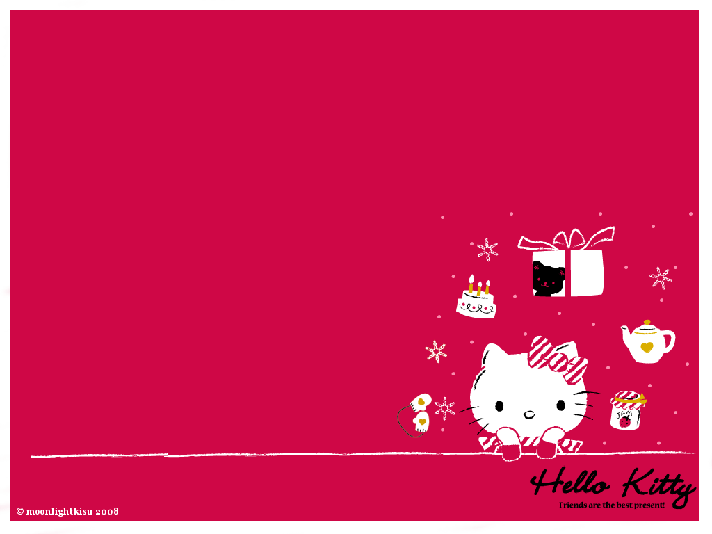 hình nền Powerpoint hello kitty 0024