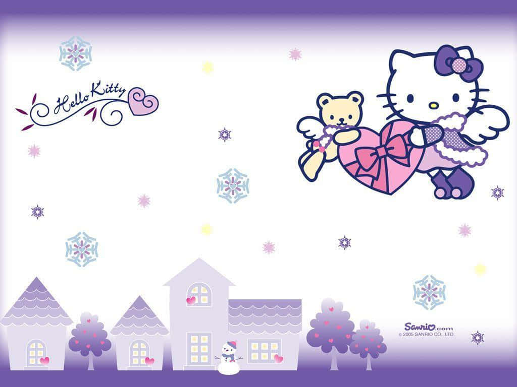 hình nền Powerpoint hello kitty 0027