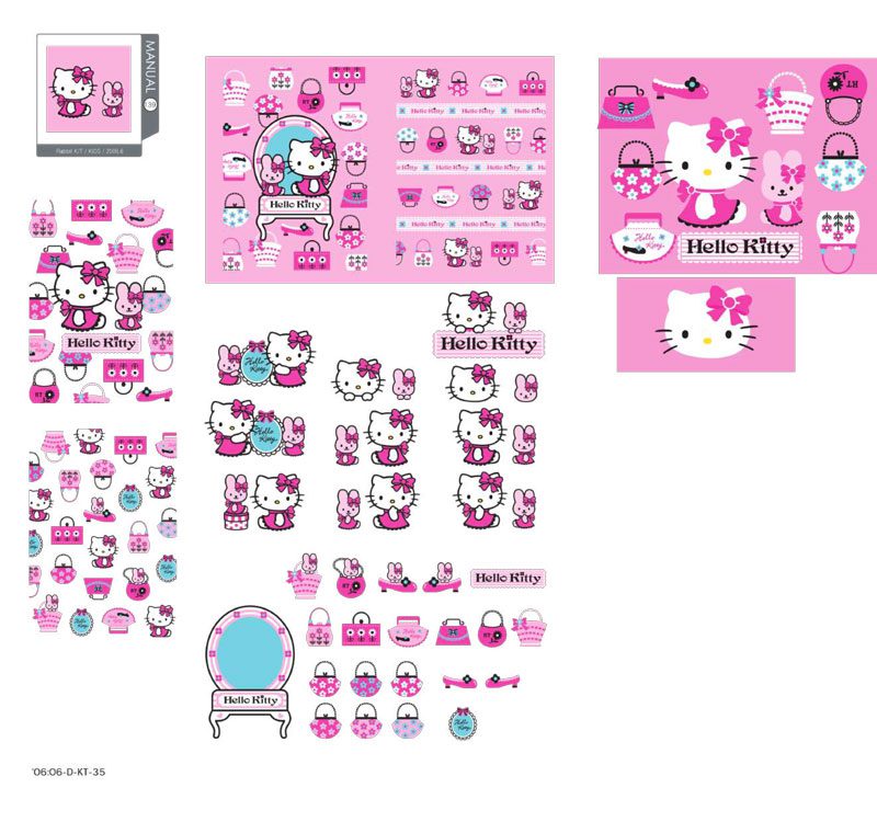 hình nền Powerpoint hello kitty 0046