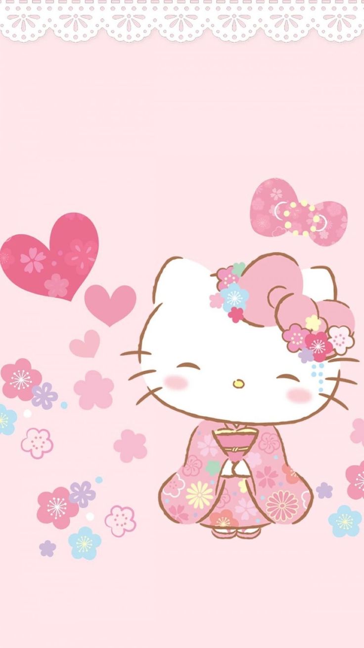 hình nền Powerpoint hello kitty 0047