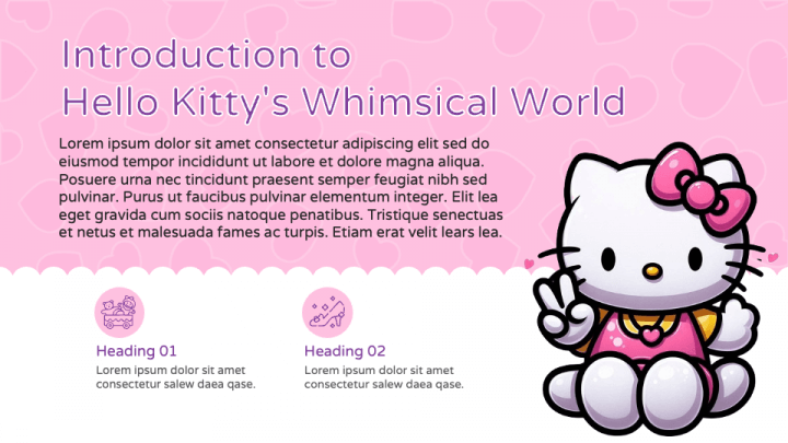 hình nền Powerpoint hello kitty 0049