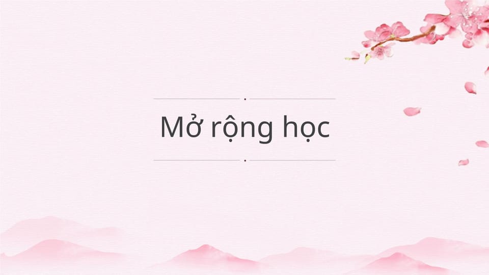 hình nền Powerpoint hoa đào cho thuyết trình