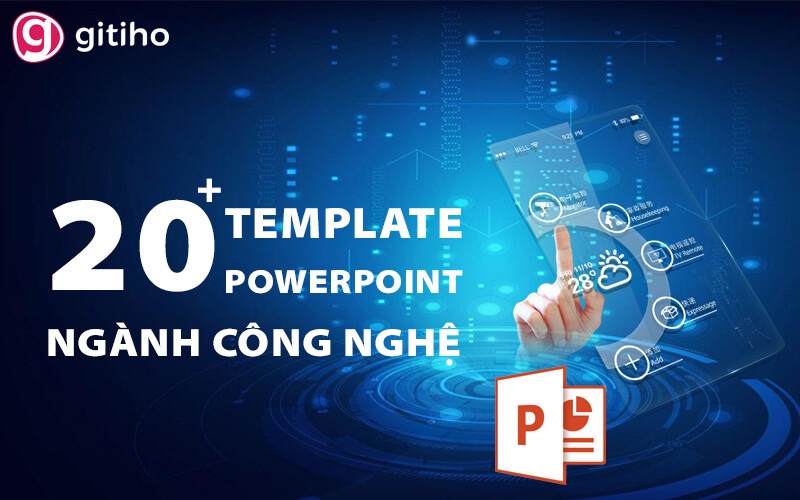 hình nền Powerpoint môn công nghệ tươi sáng