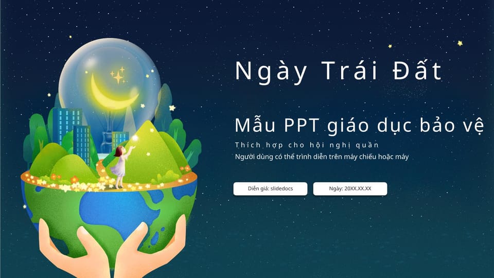 hình nền Powerpoint trái đất 0045