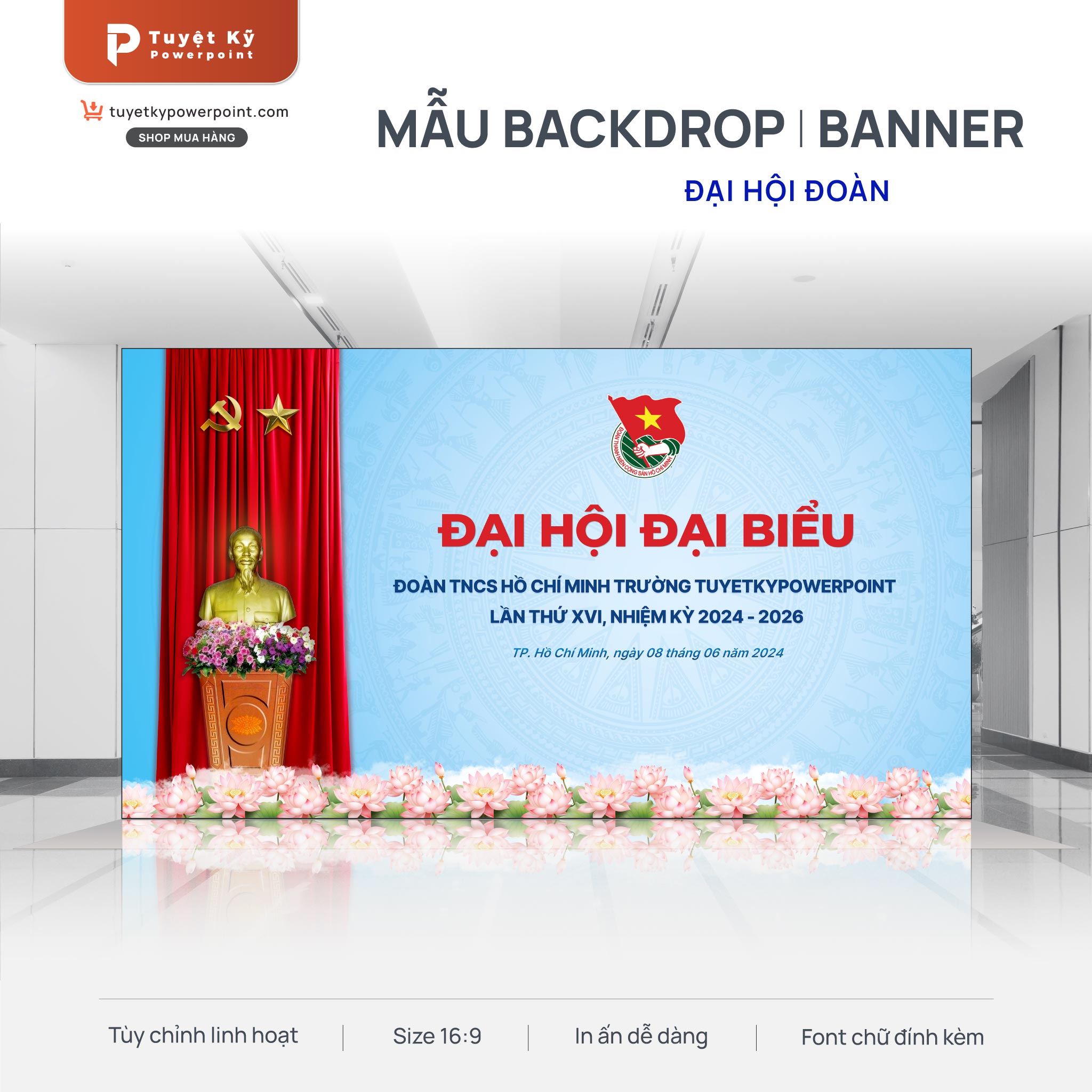 hình nền Powerpoint về bác hồ 0025