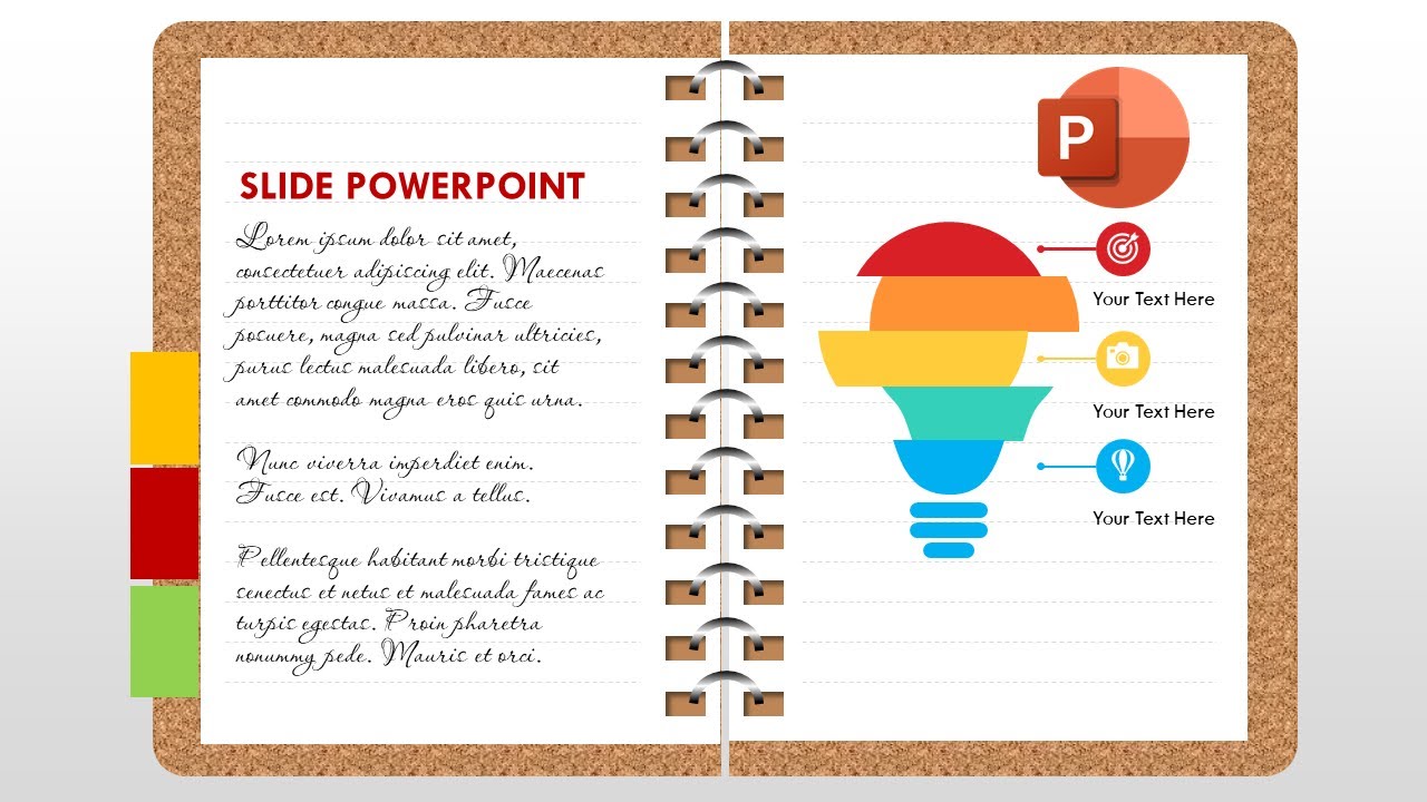 Powerpoint hình nền 2 màu chia đôi 0022